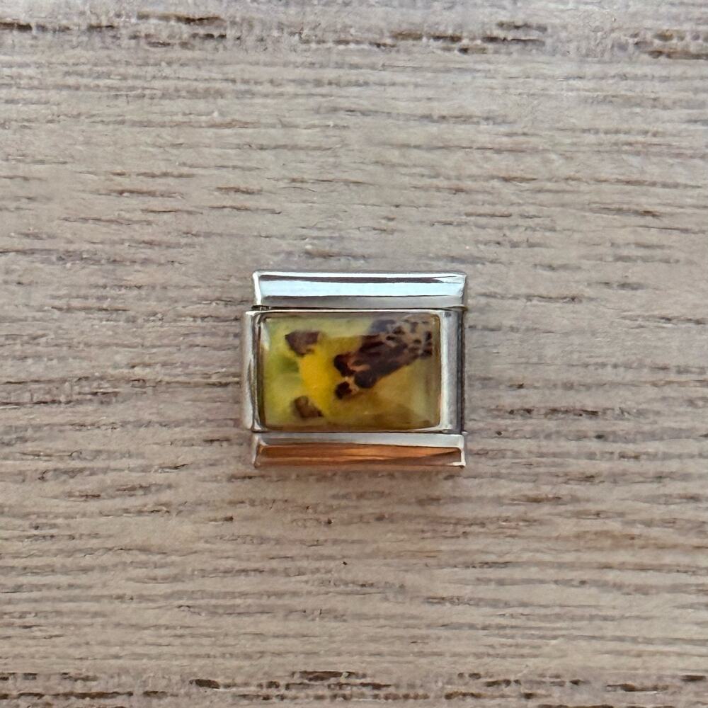 Hyena Italian Charm Bracelet Link